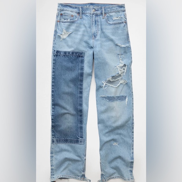 American Eagle Ex-Boyfriend Low Rise Strigid Jeans - Picture 3 of 11